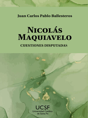 cover image of Nicolás Maquiavelo